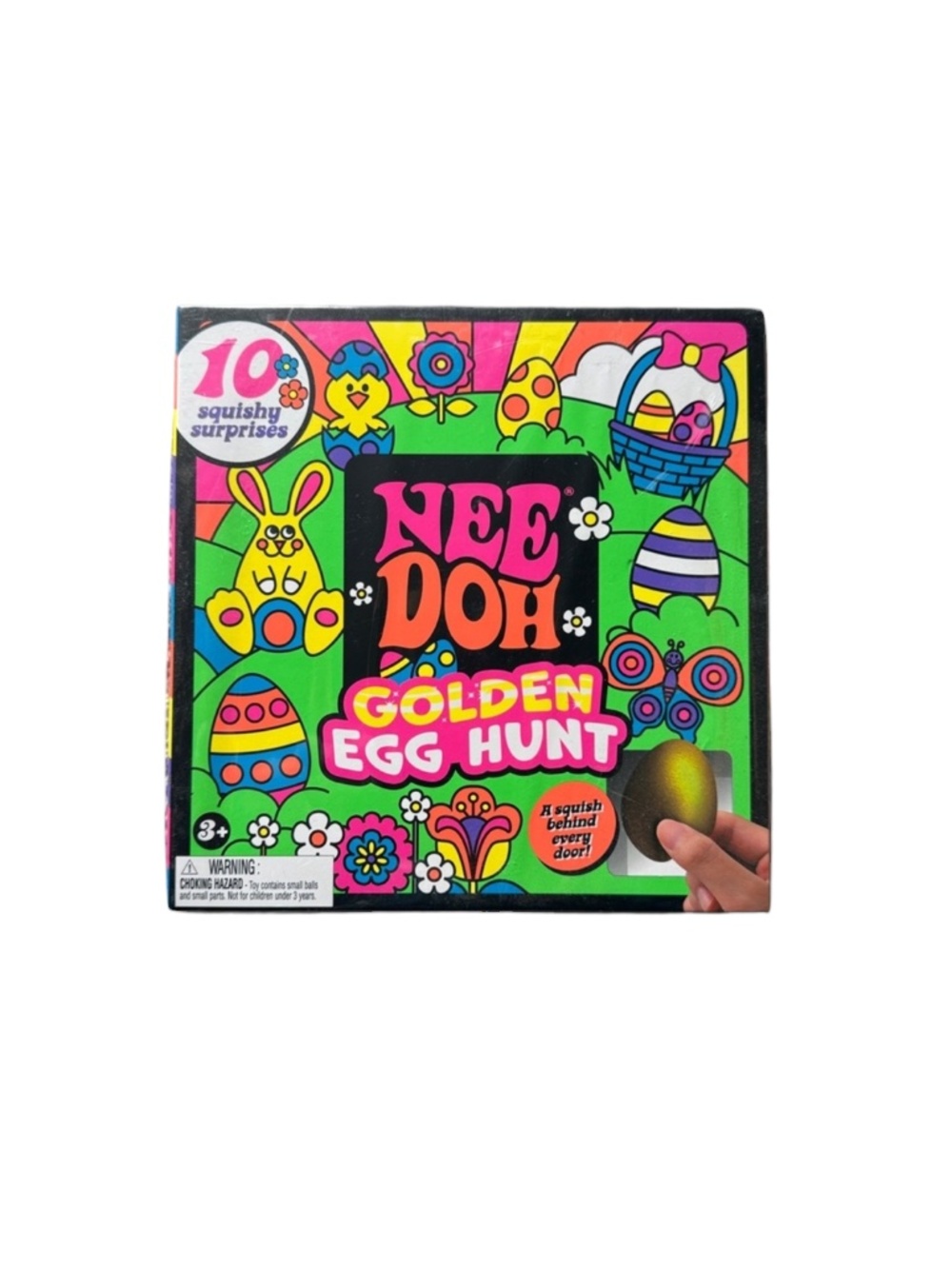 NeeDoh Golden Egg Hunt Viral Stress Squishy Toy Rare - NIB